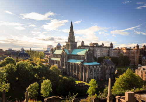 Glasgow,Cathedral,In,A,Sunny,Day